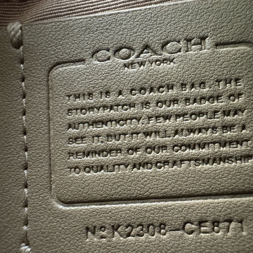 Coach White Chalk Crossbody Bag - Picture 5 of 6